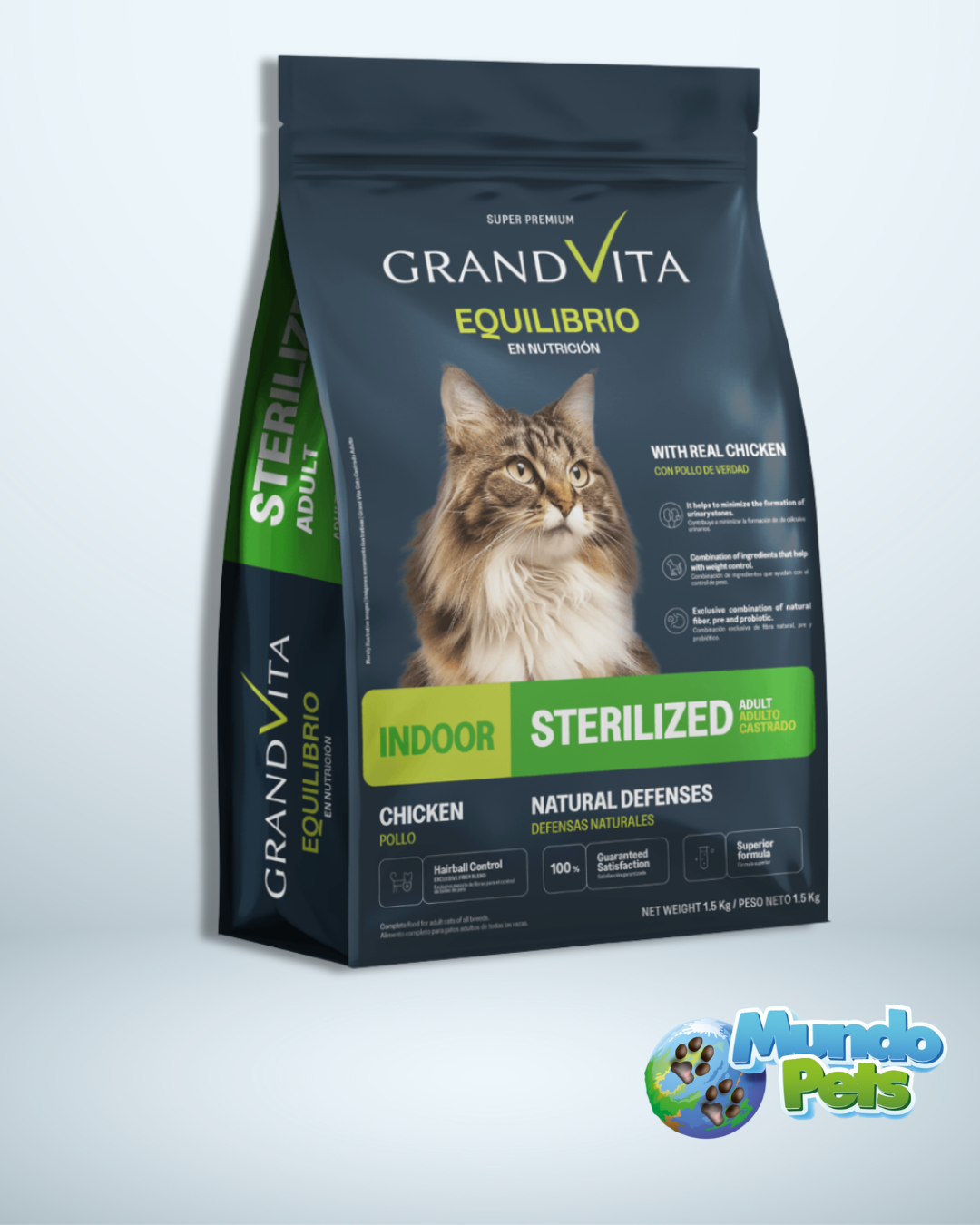 Grand Vita Equilibrio Gato Castrado 1.5 Kg