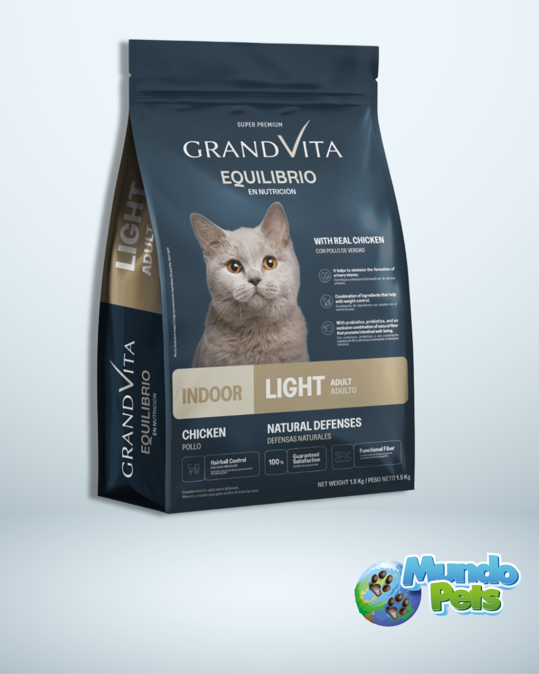 Grand Vita Equilibrio Gato Adulto Light 1.5 Kg
