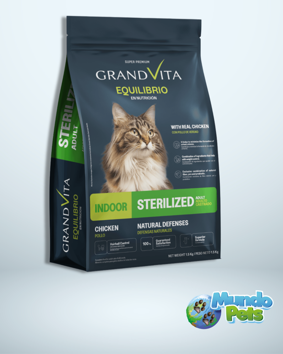Grand Vita Equilibrio Gato Castrado 1.5 Kg