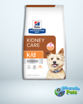 Hills Perro Diet Prescription K/D Cuidado Renal Pollo