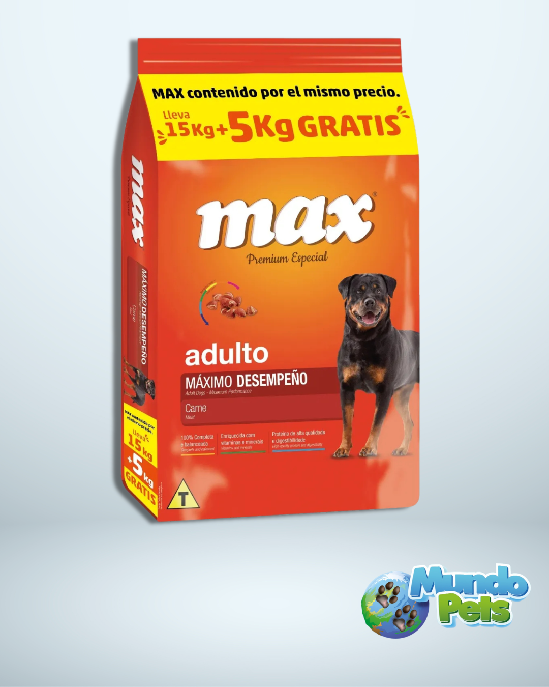 Max Perro Adulto Maximo Desempeño Carne