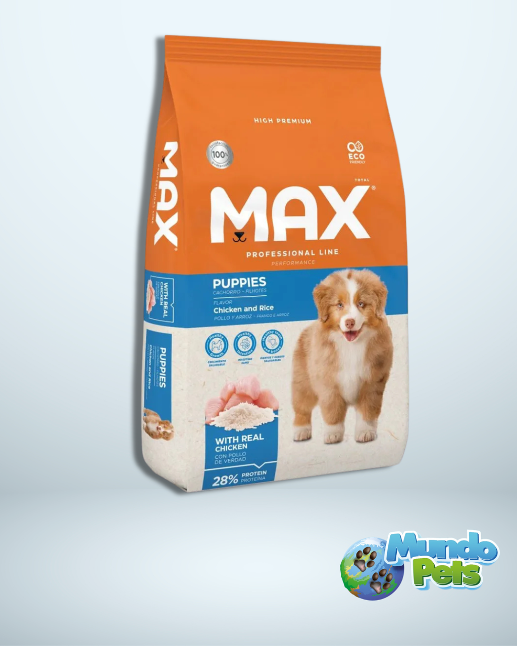 Max Perro Cachorro Pollo