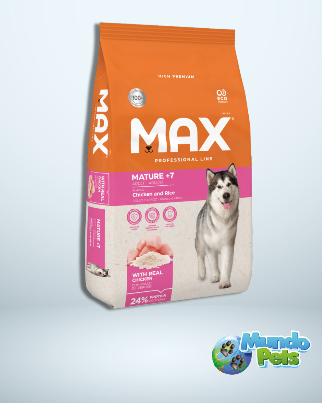 Max Perro Mature Pollo Y Arroz